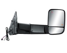 Passenger Right Side Towing Mirror Power BLIS Black Cover For 19-25 RAM 1500
