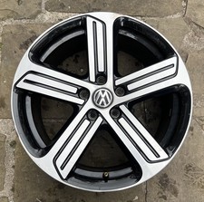 GENUINE VW GOLF R 18 INCH CADIZ ALLOY WHEEL MK7 7.5 5G0601025BK 7.5J VOLKSWAGEN