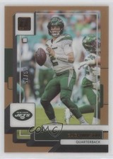2022 Panini Clearly Donruss Orange 66/75 Zach Wilson #37 0wc9