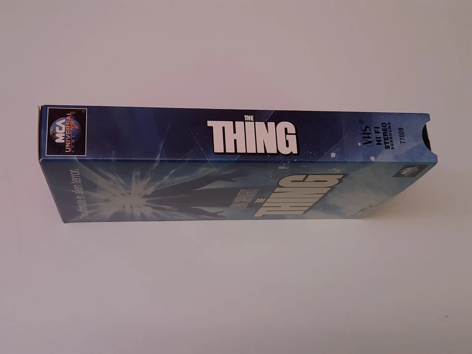 The Thing 1982 Uncut VHS USA NTSC Universal Video Kurt Russell John Carpenter - Bild 4 von 4