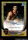 2025-26 Bowman Chrome Gold Shimmer Refractor Tyrese Proctor 47/50 ROOKIE AUTO RC