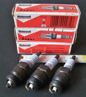3 Stück Motorcraft Zündkerzen BRF 32C / 5 099 731 aus Lagerauflösung / unbenutzt