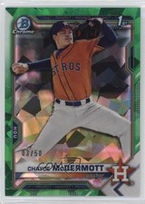 2021 Bowman Chrome Draft Sapphire Edition Green 3/50 Chayce McDermott 0e3u