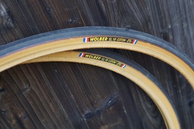 2x NOS Wolber SL19 Coton  650x20c 20x571 26''  Vintage Road Bike Tire