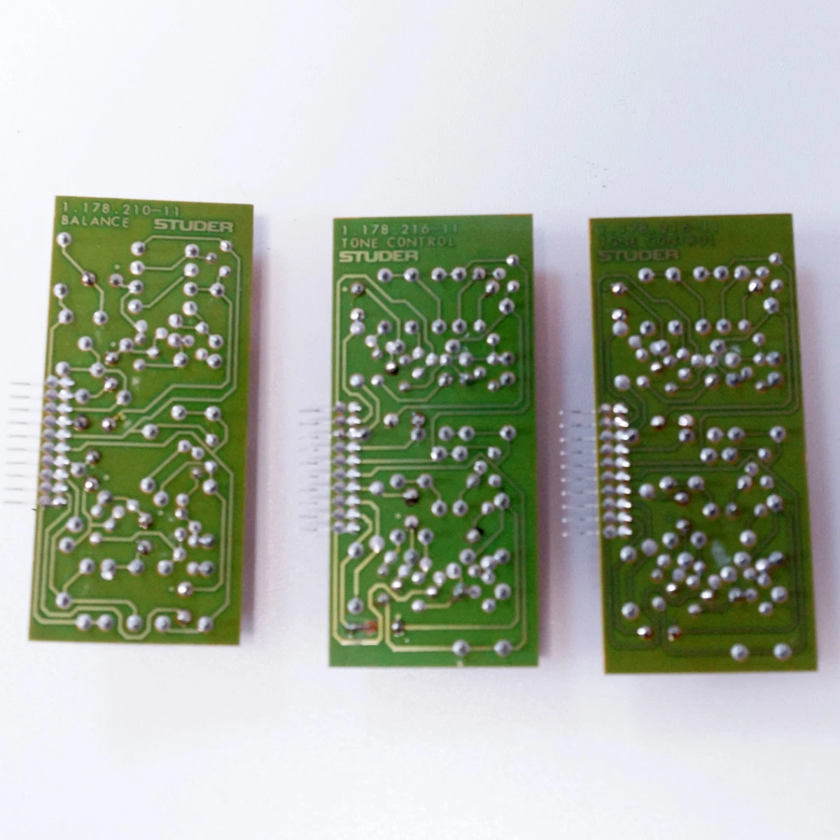Juego de 3 placas de filtro de control de sonido Revox B750 - revisado