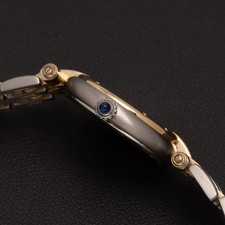 Cartier Panthere Vendome 166920 24mm 2-Row Watch 18K Gold & Steel 3