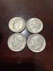 Lot of 4 Silver (90%) Roosevelt Dimes ~ FREE FAST SHIPPING ~ R