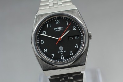 【稼働】 SEIKO TYPEII 0903-6000 SUWA QUARTZ Seiko Quartz Type II 0903-6000/ case no.691718 , made in Japan