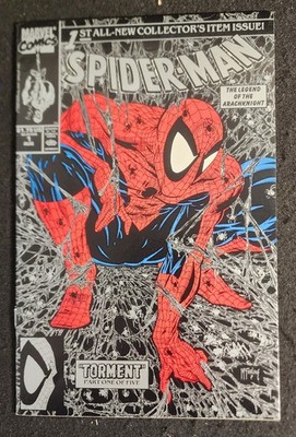 SPIDER-MAN #1 (Marvel Comics 1990) F/VF Todd McFarlane Silver