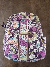 Vera Bradley Backpack Plum Crazy pattern Camp...