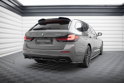 Maxton Design Diffusor Flaps passend für BMW 5er G30 / G31 FL schwarz Hochglanz