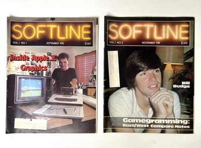 Vtg 1981 Softline Magazine Volume 1 Number 1-2 Rare Collector Apple II Computer