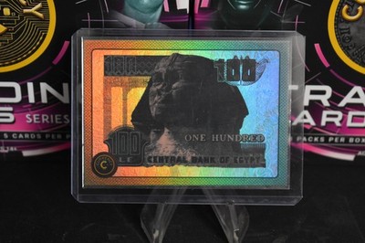 2025 Cardsmiths Currency Series 5 EGYPT 100 POUND  #101 RAINBOW HoloFoil