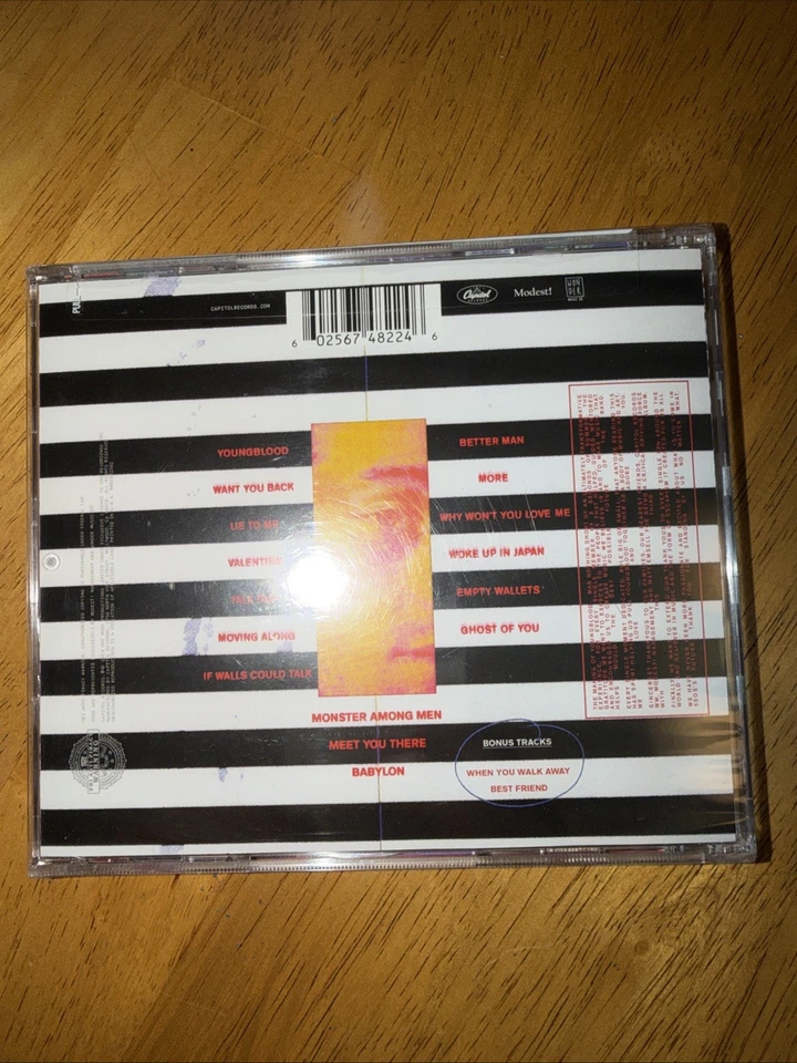 5SOS Youngblood + 2 Songs Poster Target Exclusive Ashton Irwin Cover Sealed Foto 3 de 3