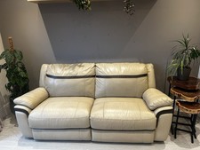 Used Electric Leather Recliner Sofa From SCS 2 Seater Good Condition 180CM Wide