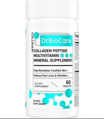 Dr BioCare Collagen Peptide Multi Vitamin Mineral Supplement 60 Tablets