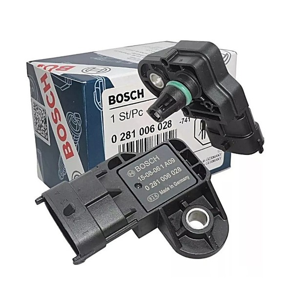 Bosch 0281006028 Drucksensor Ladedrucksensor Saugrohrdruck Temperatur MAP Sensor-image