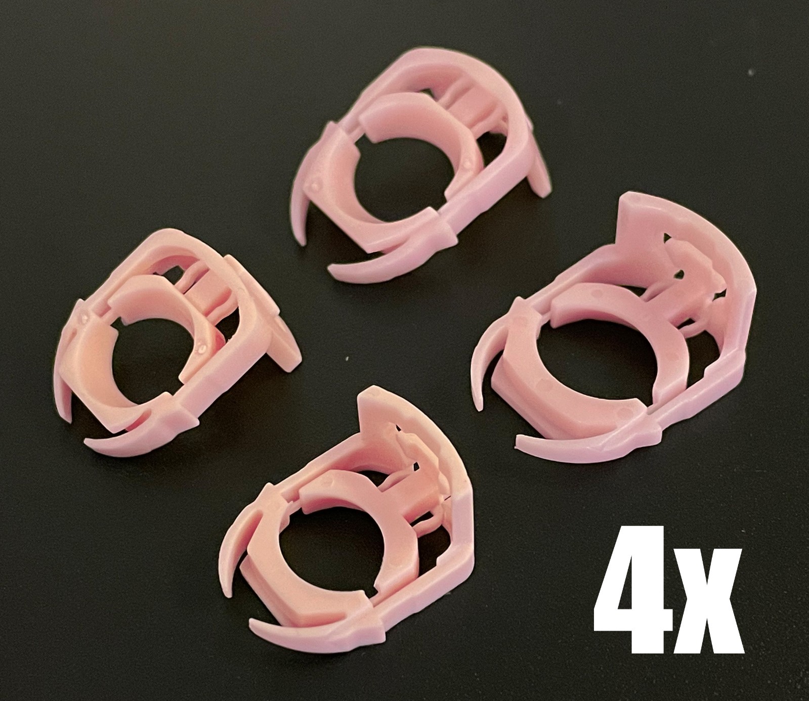 4x (2+2) Fuel Line Retainer Clips for Ford Pipe Guide Fastener 7L3Z-9S317-A / B