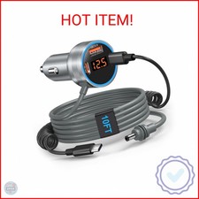 Starlink Mini Cable 10FT, Bangfun 4 in1 Starlink Mini Car Charger 12V DC Power C