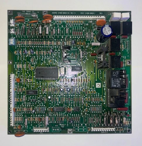 Trane 6400-0882-01 Rev D Assy 6400-0883 X13650509-02 Control Circuit Board