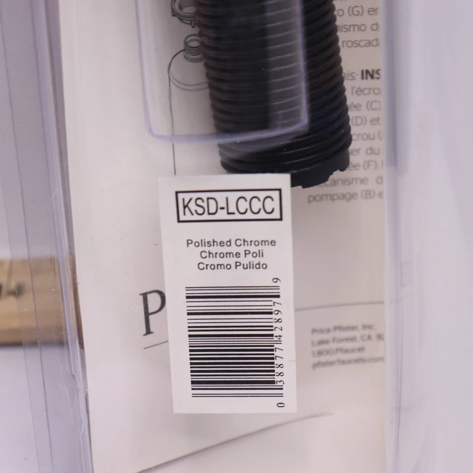 Dispensador de jabón de cocina Pfister en cromo pulido Foto 2 de 4