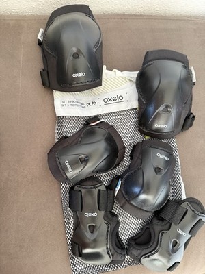 Oxelo Protektoren/Schoner Set, Größe XXS, Alter 3-7 Jahre, Gewicht Bis 25kg