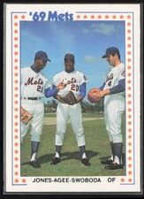 1987 TCMA 1969 New York Mets Cleon Jones/ Tommie Agee/ Ron Swoboda New York Mets