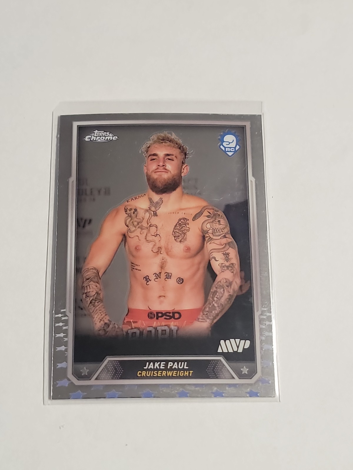 Jake Paul 2024 Topps Chrome Boxing #1 RC ROOKIE