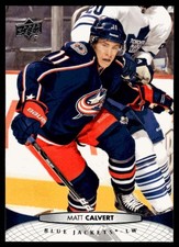2011 Upper Deck Hockey Matt Calvert 404 Columbus Blue Jackets