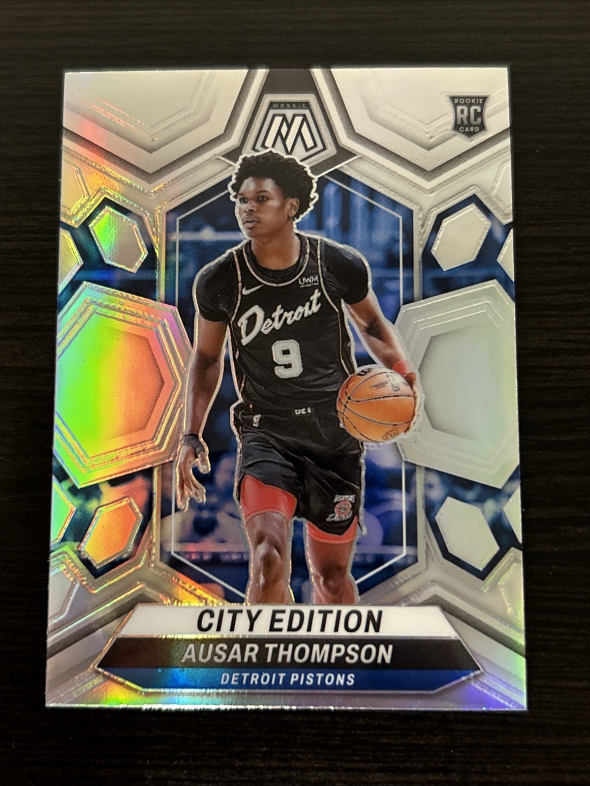 2023-24 Panini Mosaic - City Edition Ausar Thompson #290 Silver Prizm (RC)