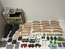 Playtive junior  Wooden Railway Train Set  Battery Operated Age 3+ not complete 