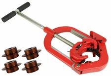 Toledo Pipe H4S 2"-4" Hinged Pipe Cutter fit RIDGID® REED® Wheels w Extra Wheels