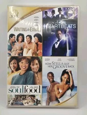 SOULFUL CLASSICS 4 FILM Set DVD Stella Got Exhale Soulfood Five Heartbeats, New