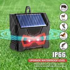 Ahuyentador De Perros Repelente Para Gatos Aves Espanta Animales Ultrasónico US