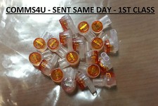 PACK OF 10 8A 2 WIRE TELEPHONE JELLY CRIMPS BT VIRGIN TELECOM CONNECTOR JOINER