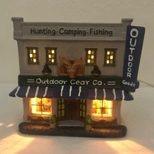 2017 Outdoor Gear Company Lighted Snow Village Store