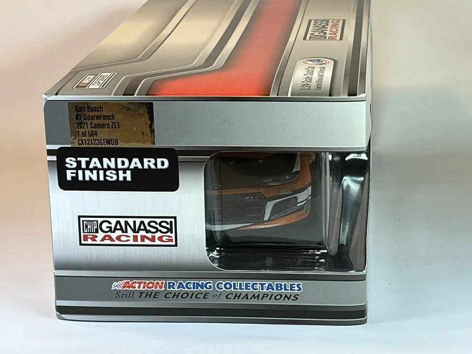 NASCAR Chip Ganassi Racing Kurt Busch 2021 Gearwrench 1:24 Lionel Racing Diecast - Image 4 of 4