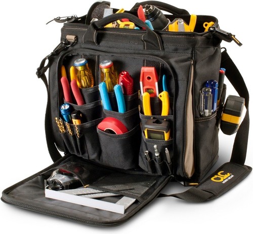 CLC Werkzeugtasche mit zahlreichen Einsteckfächern Schwarz-Medium - Picture 7 of 7