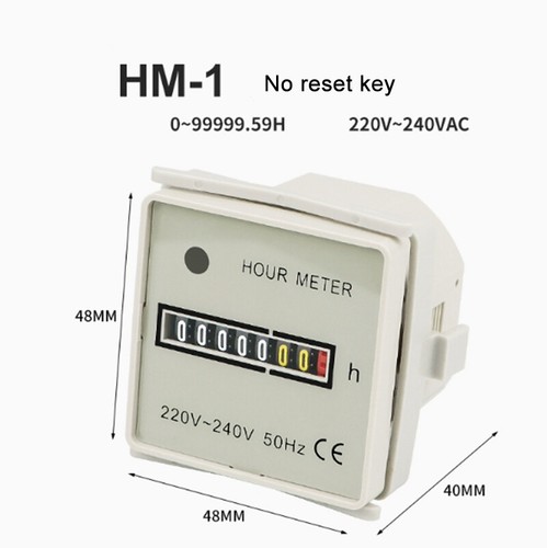 Time Totalizer HM-1 D48 2D 2R 1R BEM-1D 1R Industrial Timer Mechanical Timer - Picture 15 of 20