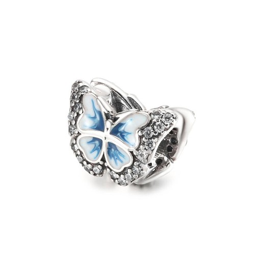 Blue Green S925 Silver Charms Bead Pendant Dangle For Bracelet Chain Bangle - Picture 40 of 101