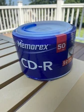 NWT CD MEMOREX Recordable CD-R Media 52x 700mb 80min w/spindle 50-pk NEW