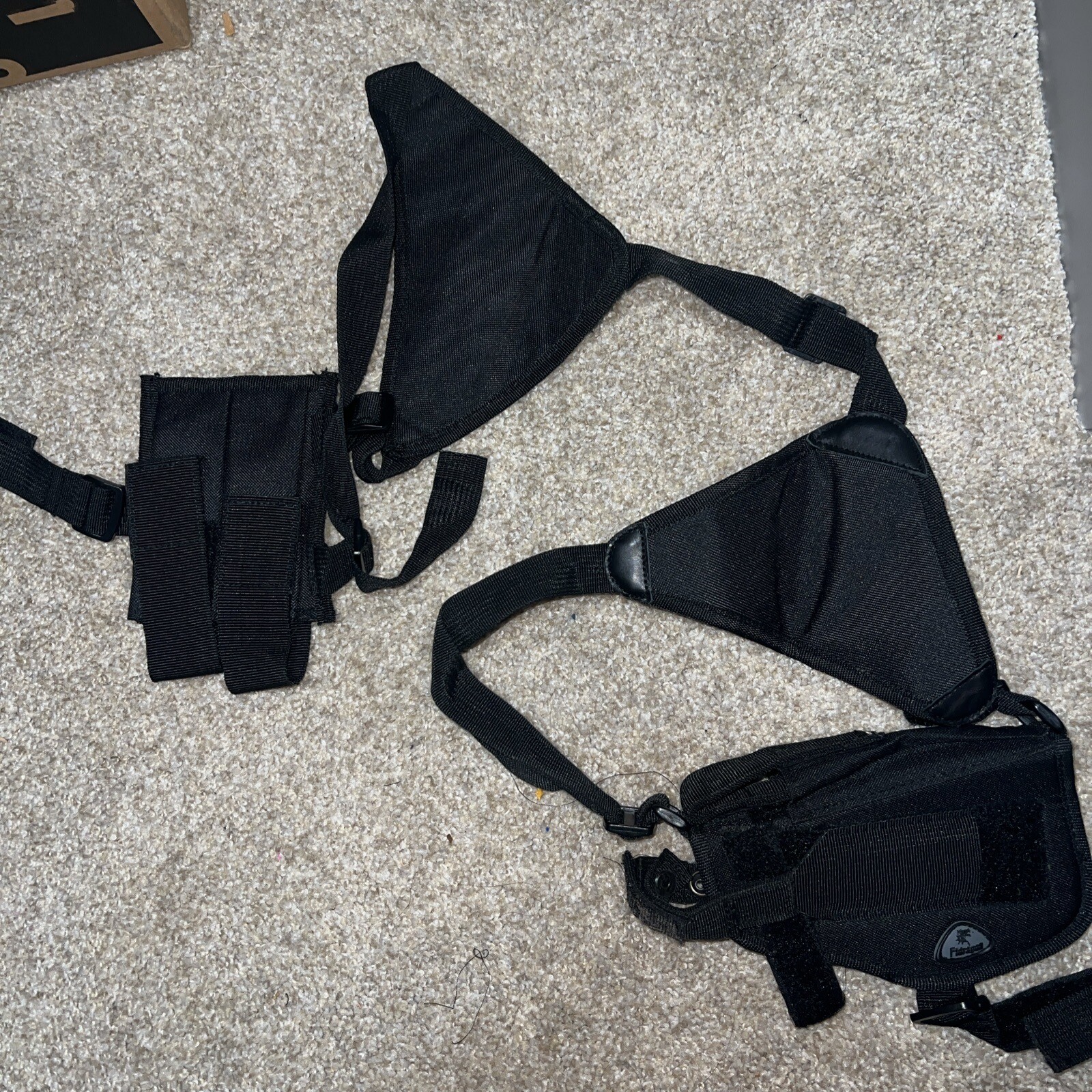 1I fidragon nylon holster waist band black with mag holder preowned-image