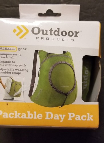 Outdoor Products Packable Daypack,Green 