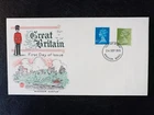 1975 6.5p & 8.5p NEW VALUE DEFINITIVES STUART FDC & WINDSOR, BERKS SHS CV £12