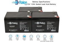 Raion Power 12V 12Ah Battery For E-Raser electric scooter TR12-12 - 3PK