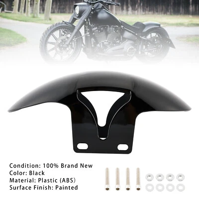 Garde-boue avant court en ABS pour M8 Softail Fat Boy FLFB 160 R18 2018-2024 - Photo 1/4