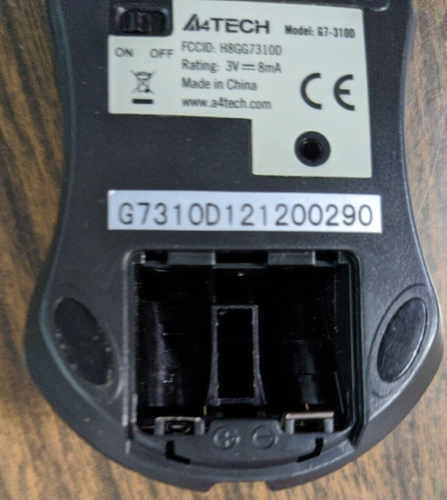 A4TECH MOUSE G7-310D 3V 8mA - Picture 5 of 8