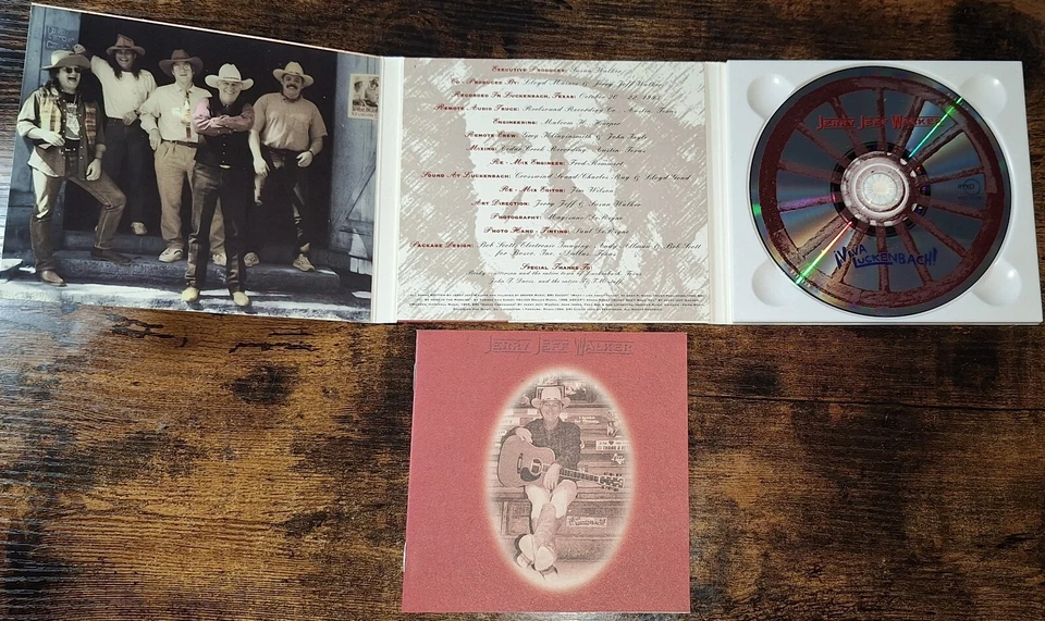 JERRY JEFF WALKER - !VIVA LUCKENBACH! DigiPak CD Ryko - Bild 2 von 3