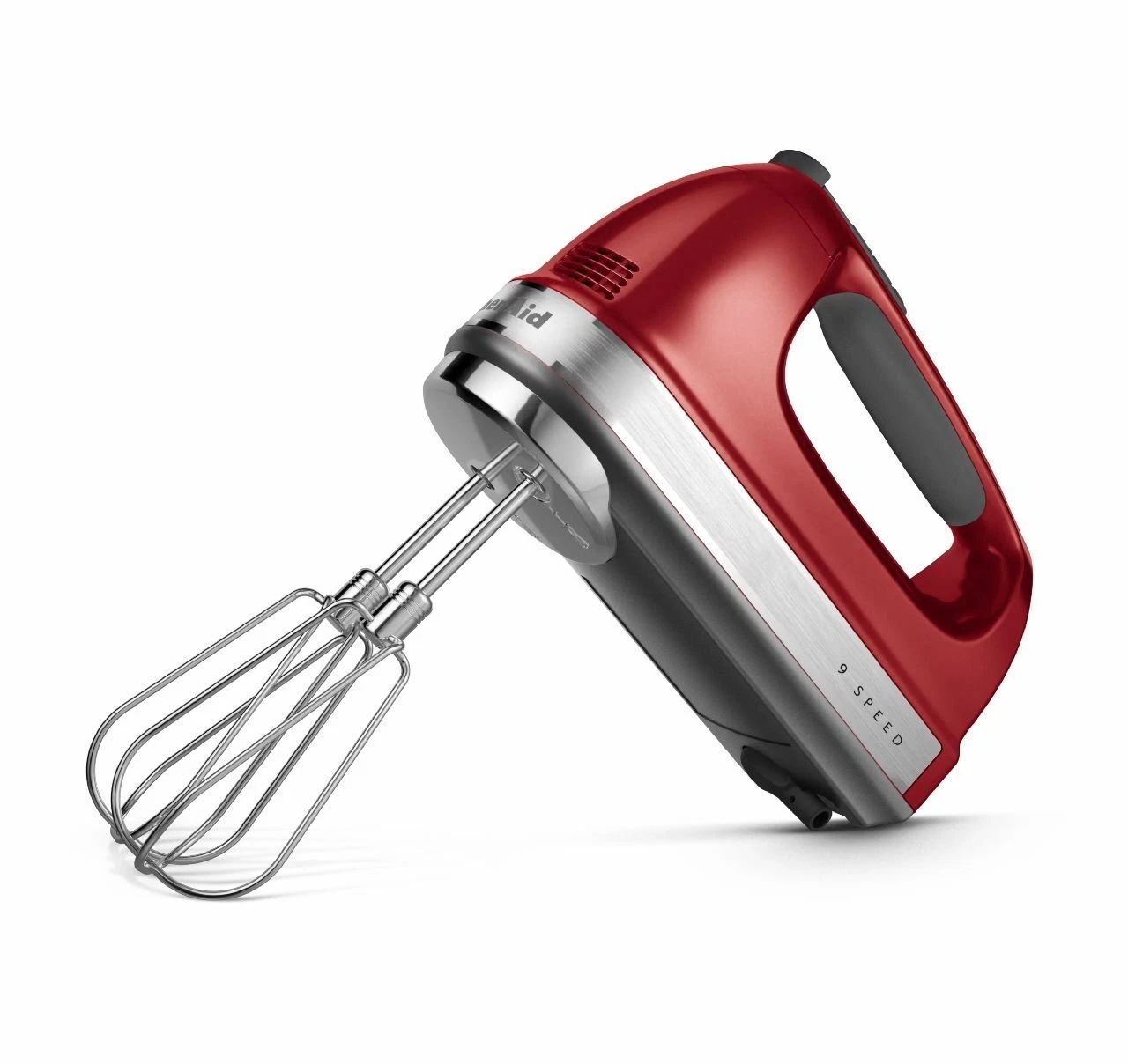 KitchenAid - Batidora de mano KHM512, 5 velocidades, ultra potencia, color rojo imperial