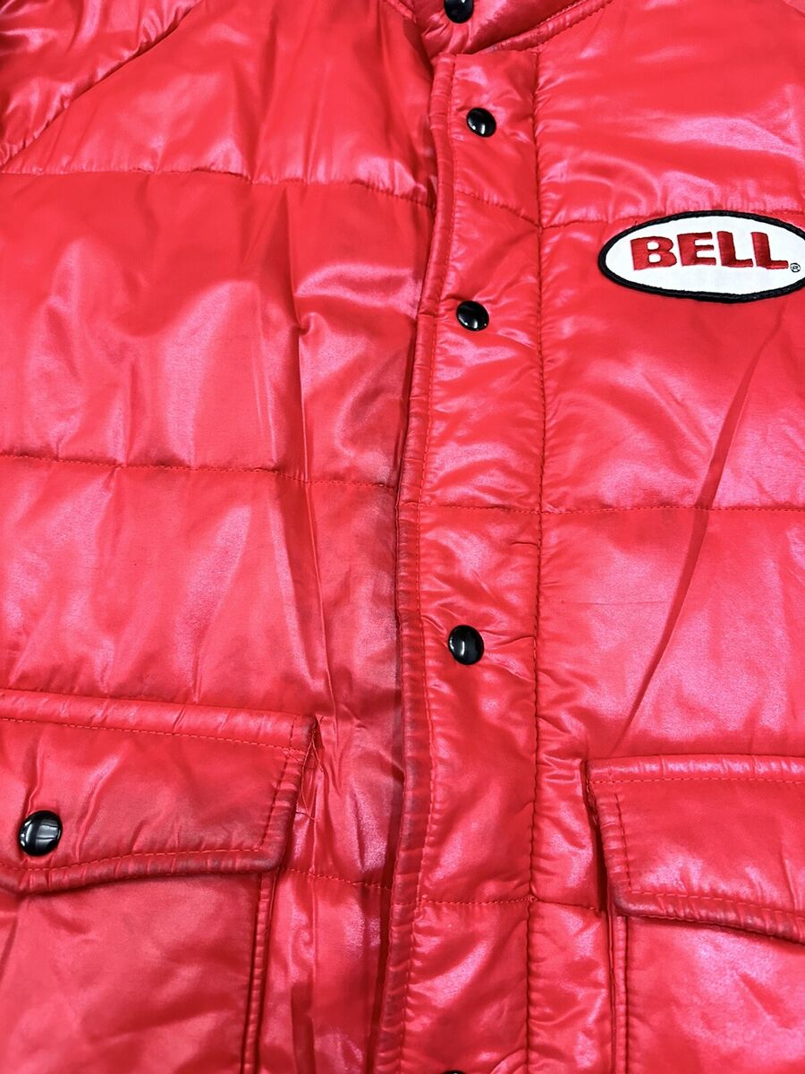 VINTAGE 70s Bell Helmets Jacket Racing USA Insulated Arctic VINTAGE 70s Bell Helmets Jacket Racing USA Insulated Arctic
